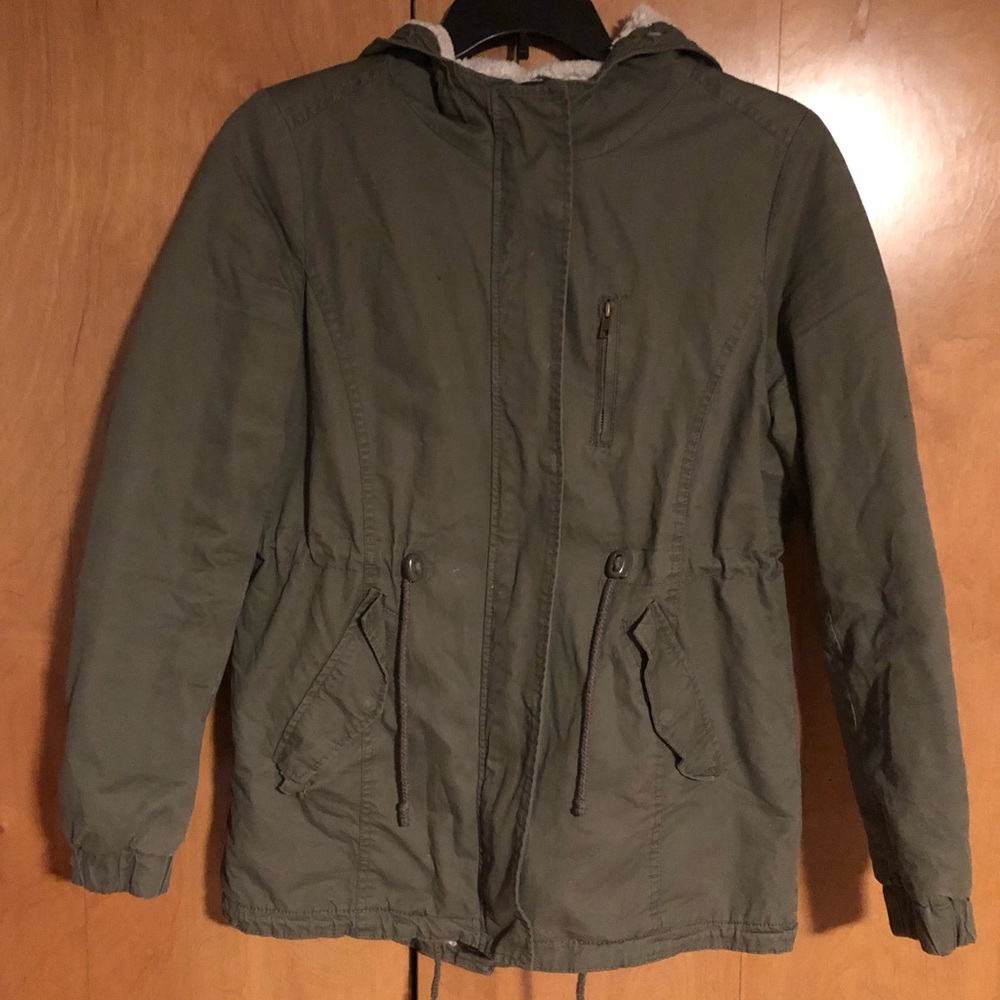 Ambiance Green Hooded Jacket